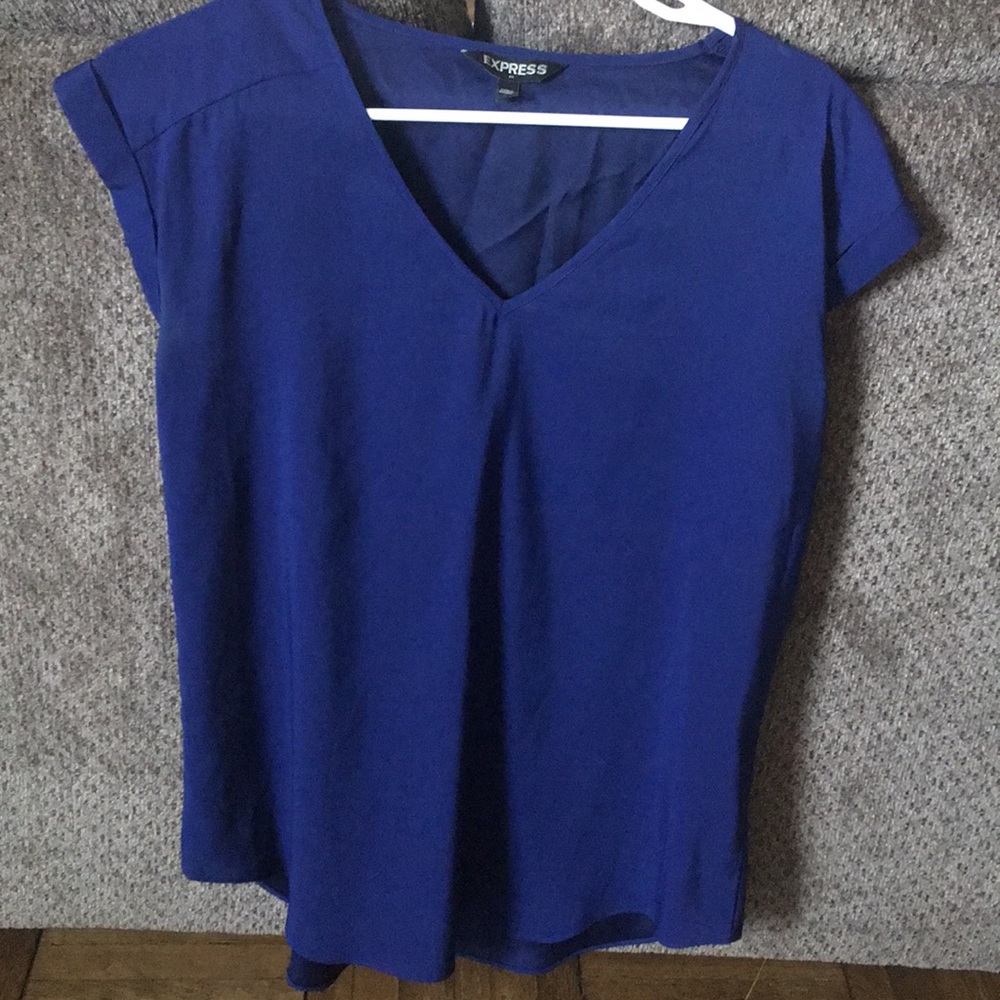 Express Navy Blue Blouse